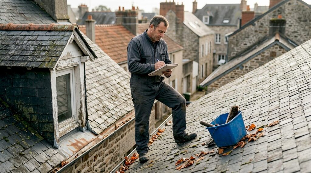 Diagnostic toiture par un expert en milieu urbain