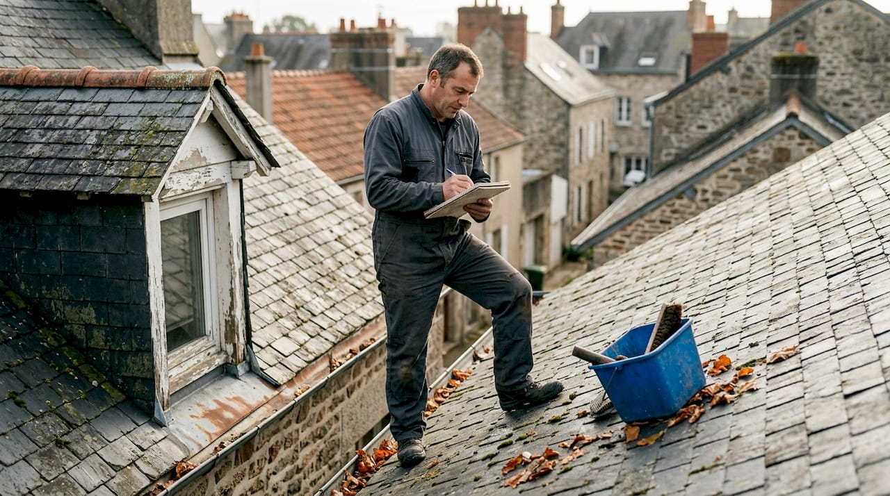 Diagnostic toiture par un expert en milieu urbain