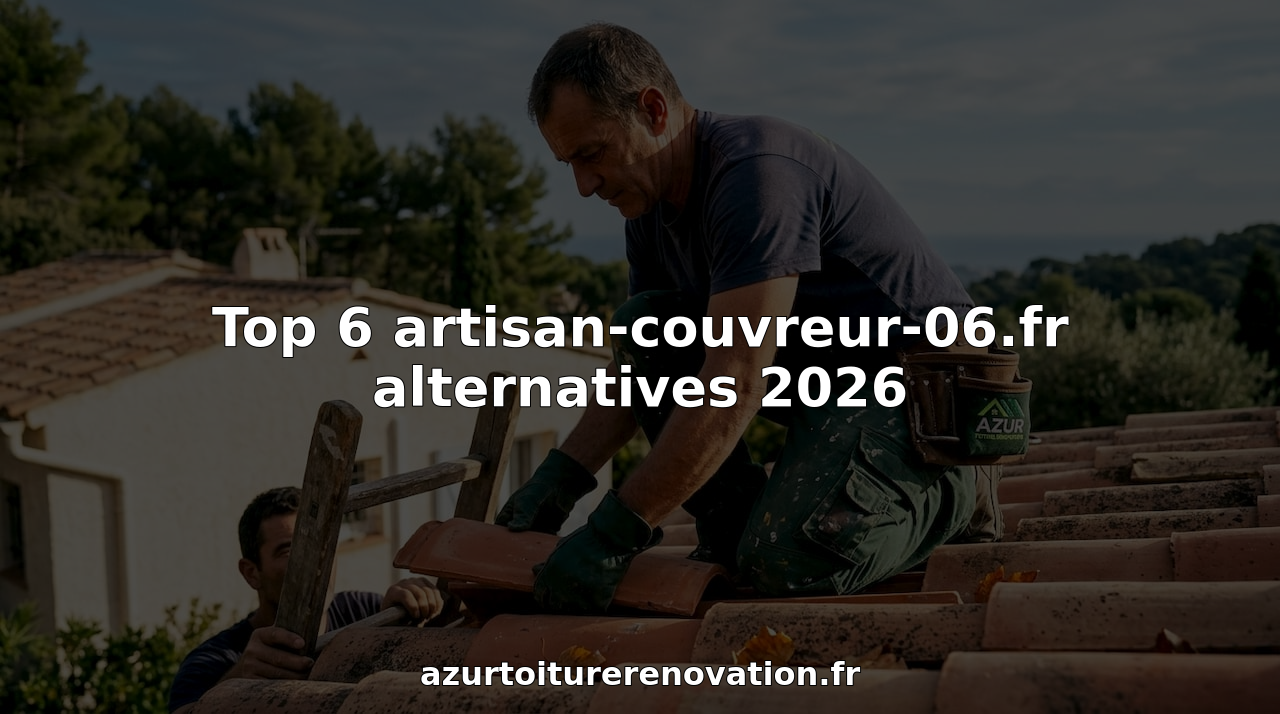 Des couvreurs artisans s’affairent à la restauration d’une toiture typiquement méditerranéenne, posant avec soin les tuiles en terre cuite sous le soleil du Sud.