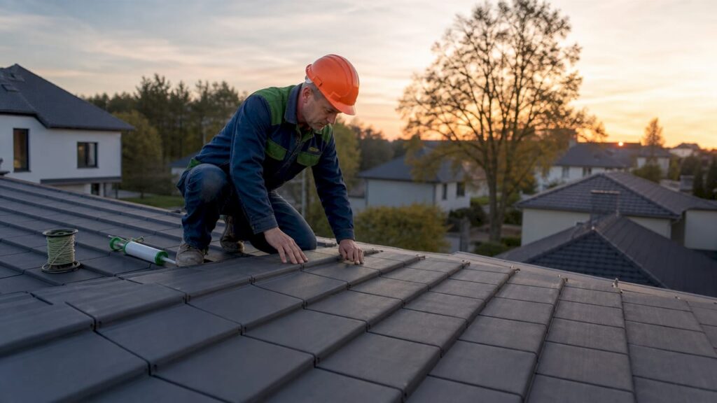 Rénovation de toiture réalisée par un artisan couvreur expérimenté
